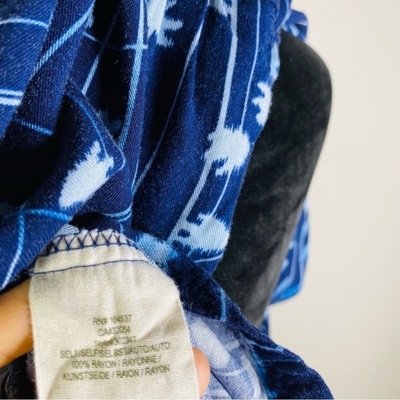 TINY by Anthropologie Blue and White Mini Dress - Picture 6 of 8